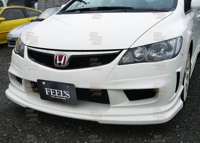 FEEL’Sホンダツインカム　 シビックタイプR FD2 Feel's - Honda Twincam Sports Front Bumper FRP - Civic Type-R FD2